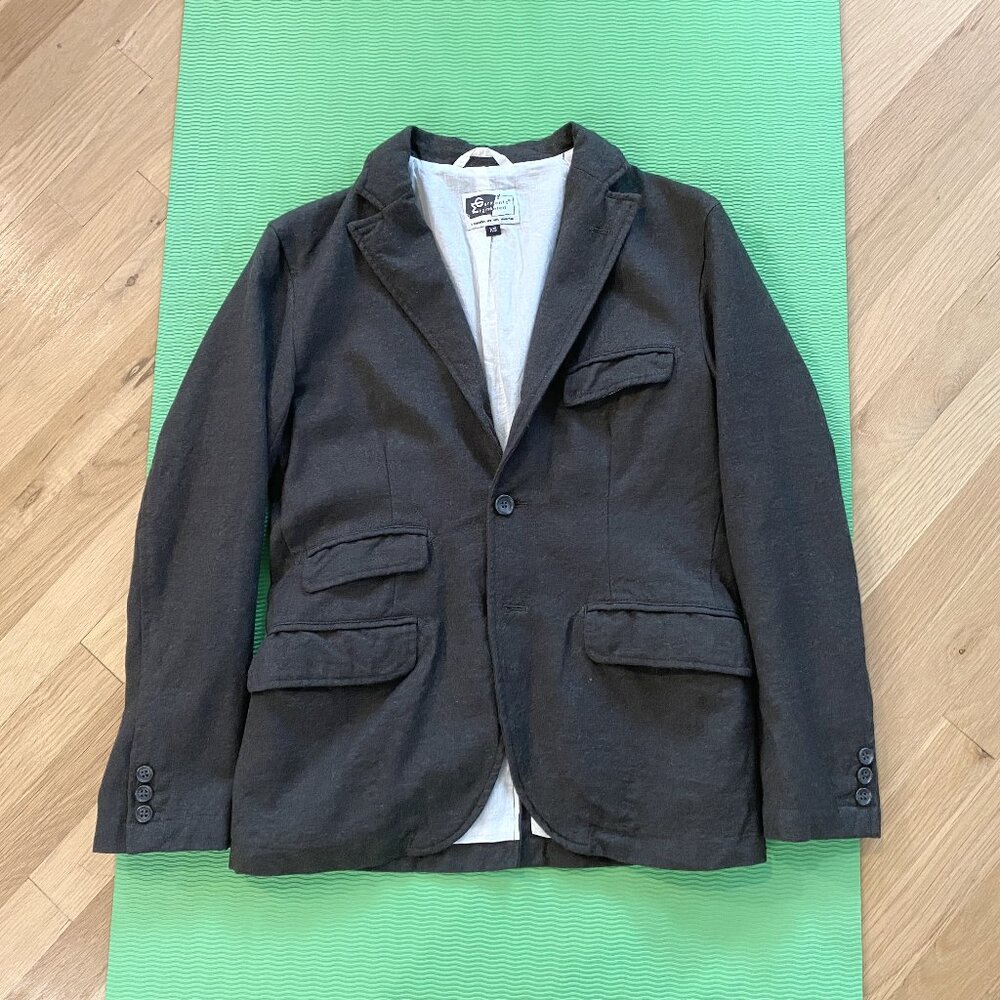 Engineered Garments Unstructured Wool Andover Jacket XS Green Brown